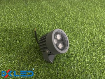 Đèn chiếu cột tròn 3x2w